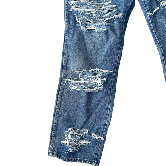 Wrangler Womens Jeans Sz 36x29 High Waist Distressed Denim - Picture 11 of 15